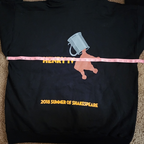 NWOT The Shakespeare Center 2018 Los Angeles Sweatshirt Hoodie UNISEX Sz. XL - Picture 5 of 9